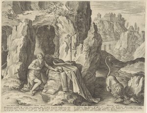 San Girolamo come penitente nel deserto