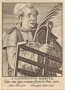 San Lorenzo Martire da Antonie Wierix