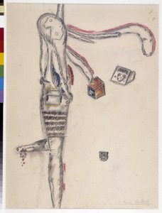Disegno di Antonin Artaud (1896-1948). 1945 Dim cm 63X48 Musee Cantini, Marsiglia da Antonin Artaud