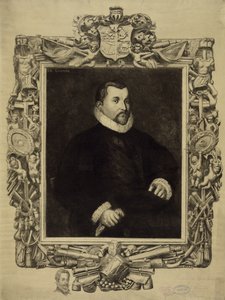 Cristoforo Colombo (1451-1506), c.1892 (litografia) da Antonio  Moroni