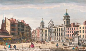 Northumberland House, Charing Cross da Antonio (after) Canaletto