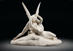 Psiche rianimata dal bacio di Cupido da Antonio (after) Canova