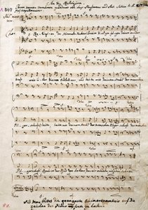Partitura autografa dell