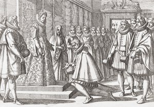 Filippo III, Re di Spagna davanti a Margherita d