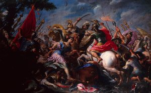 La battaglia delle Amazzoni da Antonio (circle of) Tempesta