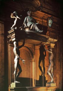Statue di due uomini nudi e scuoiati, noti come gli spellati, teatro anatomico da Antonio (d.1663) Paolucci