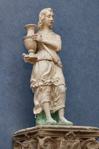 Angelo portacandele da Antonio (manner of) Rossellino