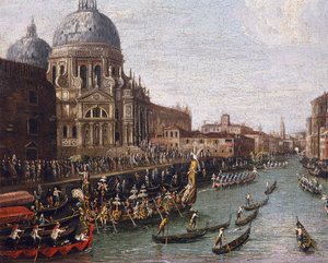 Regata sul Canal Grande a Venezia (dettaglio)
