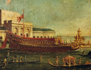 Il Bucintoro, Italia da Antonio (studio of) Canaletto
