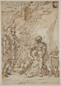 Alessandro con il corpo di Dario(?) da Antonio Balestra
