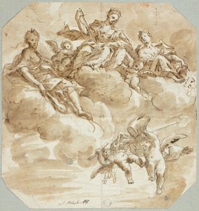 Maria come Regina del Cielo o Apoteosi della Santa