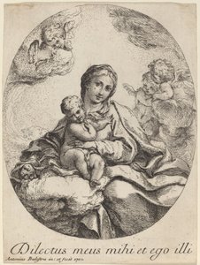 Vergine e Bambino su una nuvola