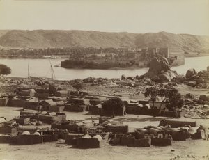 Philae, vista da sud da Antonio Beato