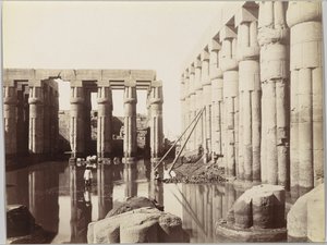 Tempio di Luxor (Vista del Cortile di Amenhotep III)