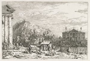 Vedute: Una città oltre un fiume da Antonio Canaletto