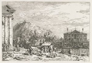 Vedute: Una Città Oltre un Fiume, 1735-1746 da Giovanni Antonio Canal