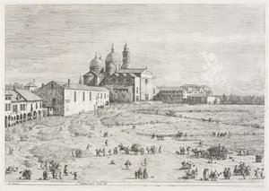 Vedute: Chiesa di Santa Giustina in Prà della Valle, Padova