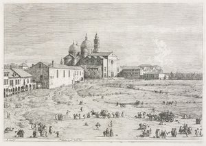 Vedute: Chiesa di Santa Giustina in Prà della Valle, Padova, 1735-1746