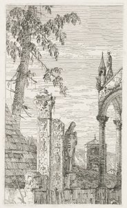 Vedute: Frammenti di scultura da Antonio Canaletto