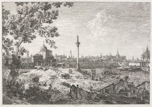 Vedute: Veduta immaginaria di Padova da Antonio Canaletto