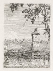 Vedute: Il piccolo monumento sotto un albero