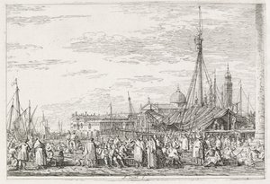 Vedute: Il Mercato sul Molo, 1735-1746