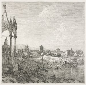 Vedute: Il sepolcro di un vescovo da Antonio Canaletto
