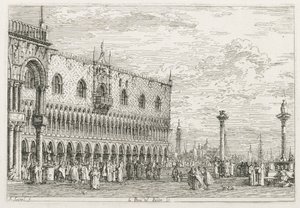 Vedute: La pietra della proclamazione a Venezia