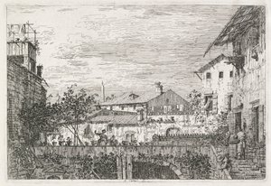 Vedute: La terrazza, 1735-1746 da Giovanni Antonio Canal