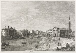 Vedute: Vista di Dolo, una città sul Brenta, a ovest di Venezia da Antonio Canaletto