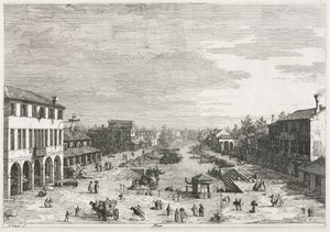 Vedute: Vedute di Mestre, una città nella provincia di Venezia da Giovanni Antonio Canal