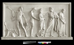 Achille che consegna Briseide agli araldi di Agamennone da Antonio Canova