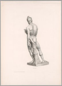 Aiace, vista di schiena, da Oeuvre de Canova da Antonio Canova