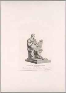 George Washington, vista frontale, da Oeuvre de Canova da Antonio Canova