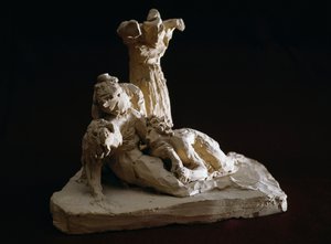 Compianto su Cristo, bozzetto in terracotta di Antonio Canova (1757-1822), Possagno, Veneto, Italia da Antonio Canova