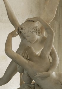 Psiche riportata in vita dal bacio di Amor ... da Antonio Canova