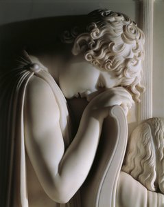 Il lutto della contessa de Haro, di Antonio Canova, rilievo in marmo da Antonio Canova