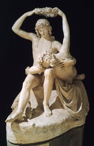 Venere incorona Amore di Antonio Canova, modello in gesso da Antonio Canova