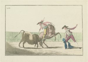 Tavola III, dalla serie Colección de las principales suertes de una corrida de toros da Antonio Carnicero