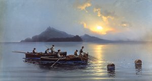 Pescatori al largo di Capri da Antonio Coppola