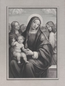 Madonna con bambino e angeli