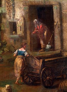 Paesaggio italiano (dettaglio), XVIII secolo da Antonio Diziani