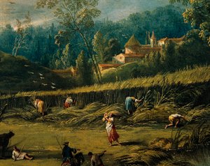La mietitura (dettaglio)