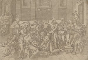 Gesù Lava i Piedi dei Discepoli, 1540-45