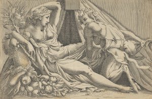 Giove e Antiope, 1540-45 da Antonio Fantuzzi