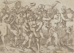 Silenus trasportato, 1543 da Antonio Fantuzzi