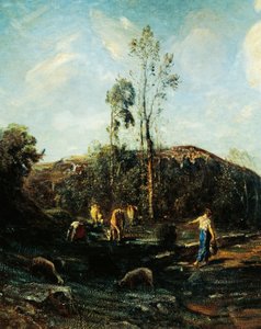 Le nuvole da Antonio Fontanesi