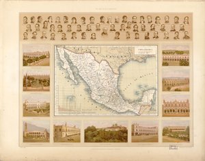 Atlante storico e pittorico degli Stati Uniti messicani. LOC 2008621671-4