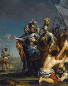 San Luigi in partenza per la crociata da Antonio Gionima