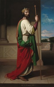 Ritratto del re visigoto di Hispania Liuva I da Antonio Gisbert